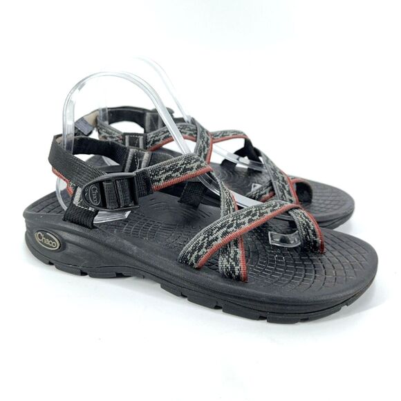 Mens 10 Chaco J104865 Grandeur Waterproof Strappy Hiking Black Outdoor Sandals main image 10
